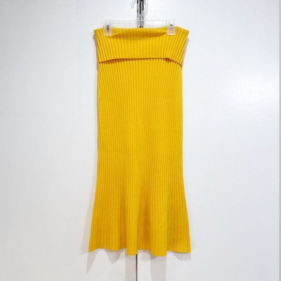 MM Lafeur The York Skirt Tuscan Yellow Size Large - Picture 4 of 7